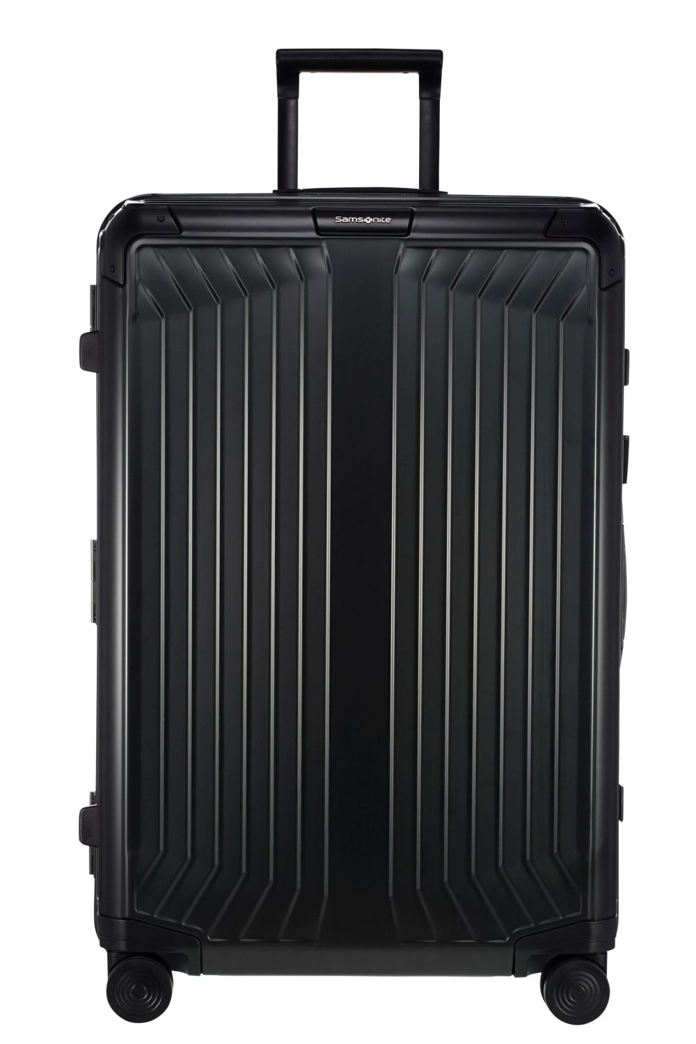 Samsonite Βαλίτσα 4 ρόδες LITE-BOX ALU ΜΑΥΡΟ Size 76